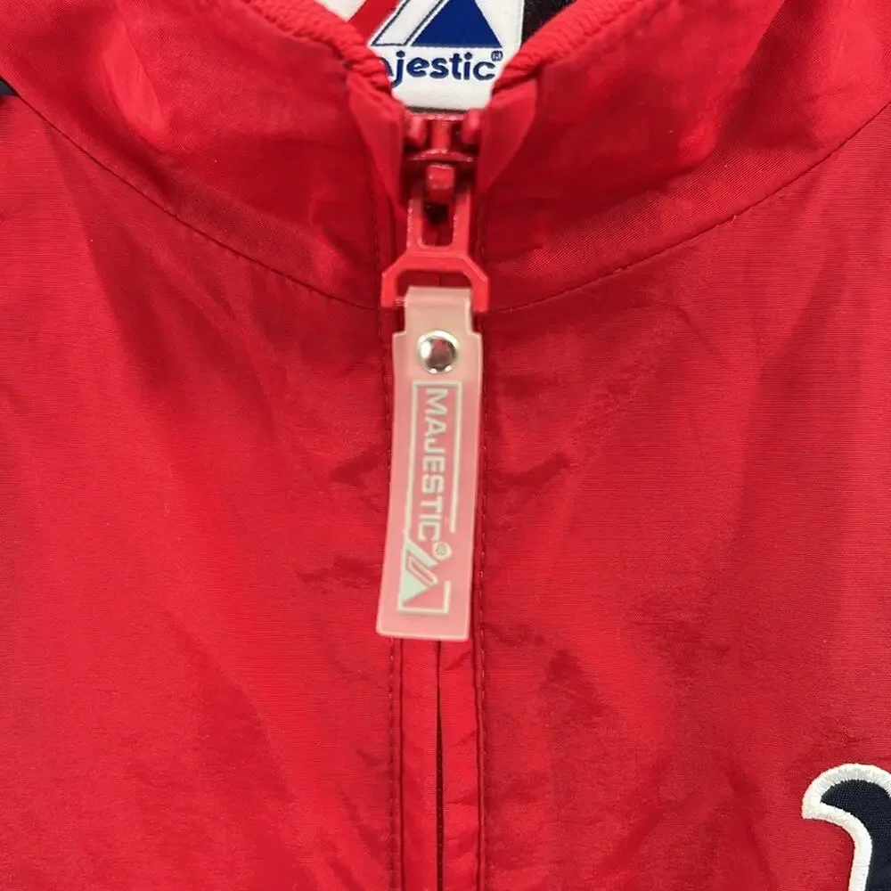 Boston Red Sox Majestic Youth Full Zip Jacket - Red - 10/12